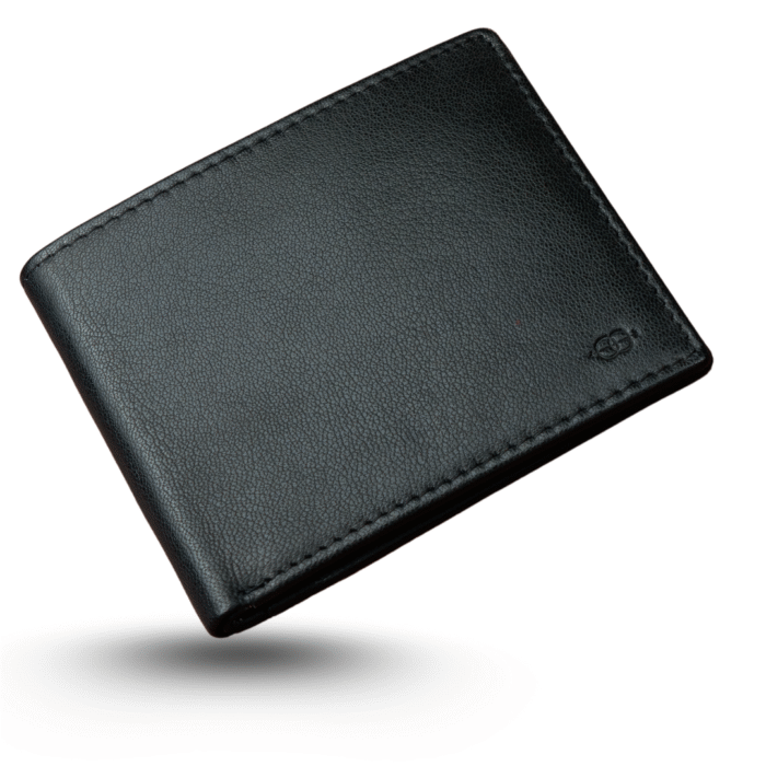 Classic Luxury Leather Wallet – RFID Secure with Coin Pocket & Hidden Compartments (Black)