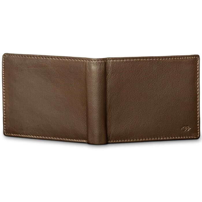 Classic Luxury Leather Wallet – RFID Secure with Coin Pocket & Hidden Compartments (Brown) - Image 7