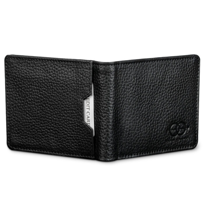 Velato NeoSlim Leather Wallet – RFID Protected with Hidden Pockets & Card Slots (Black) - Image 7