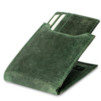 Cavalino - Quick Draw Bifold Premium Leather Wallet – RFID Secure with Hidden Pockets & Card Holder (Muted Green) - Image 4