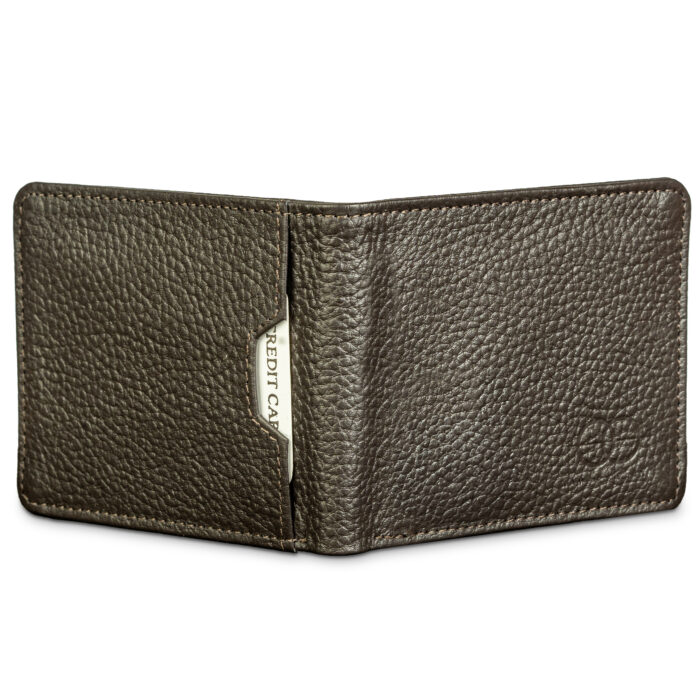 Velato NeoSlim Leather Wallet – RFID Protected with Hidden Pockets & Card Slots (Brown) - Image 7