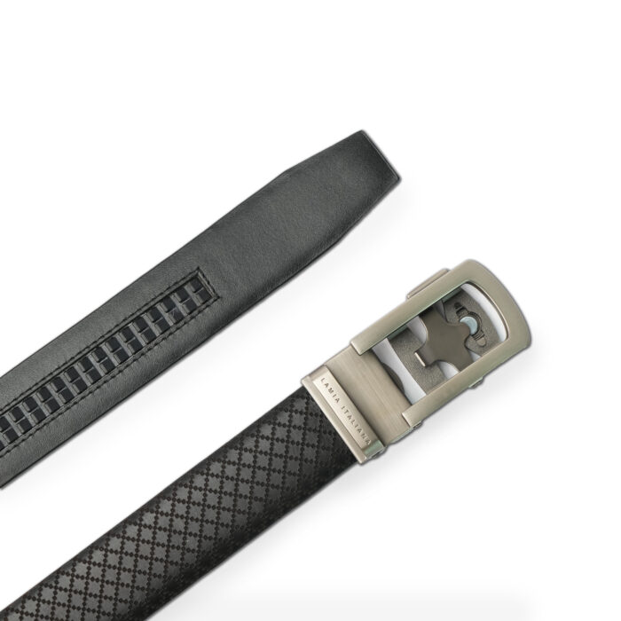 Gravato- Laser engraved Leather belt (Black) - Image 8